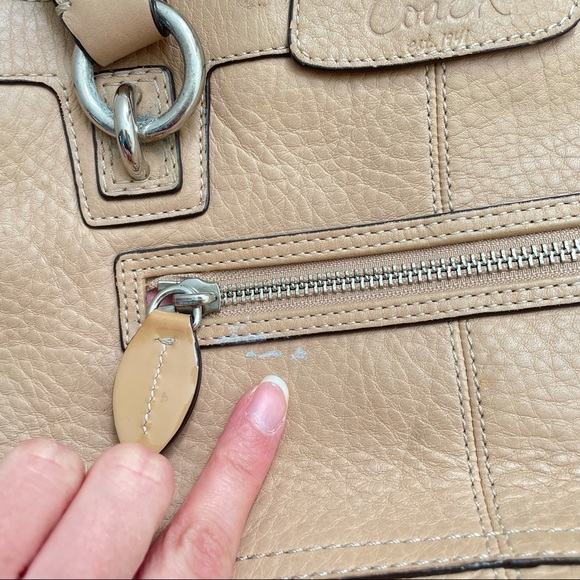 Coach Leather Ruffle Shoulder Bag - Picture 6 of 16